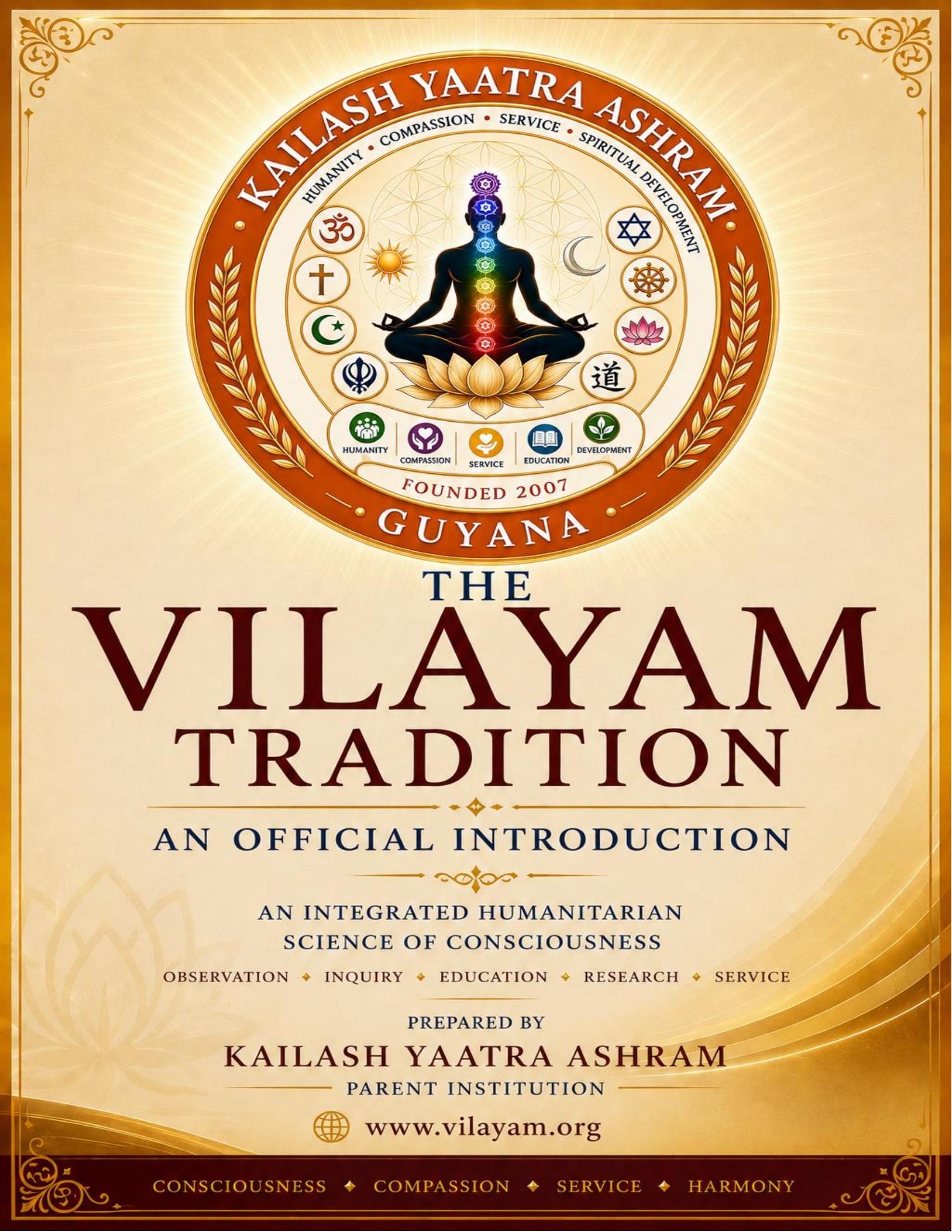 The Vilayam Tradition: An Official Introduction cover